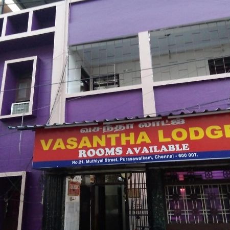 Vasantha Lodge Purasawalkam Chennai Exterior foto