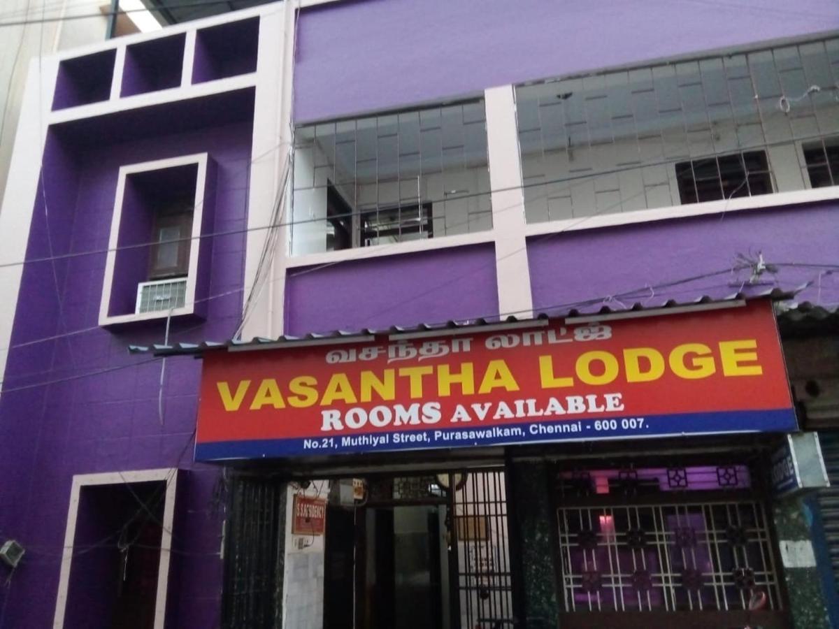 Vasantha Lodge Purasawalkam Chennai Exterior foto