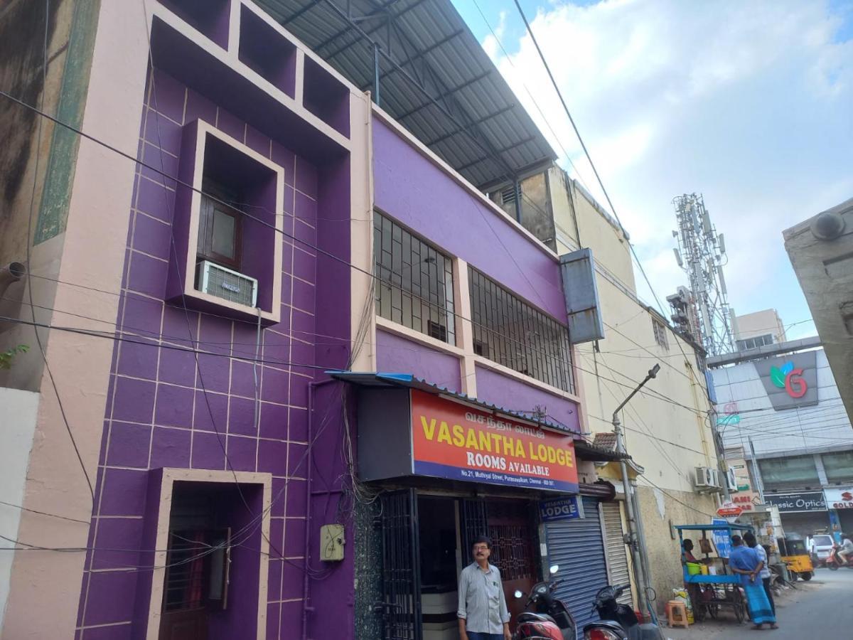 Vasantha Lodge Purasawalkam Chennai Exterior foto